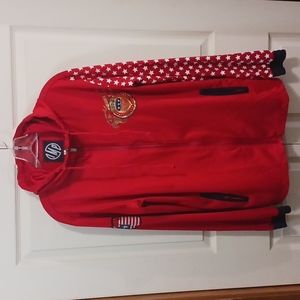 One-of-a-kind IMP USA Olympic hooded jacket hoodie L - red